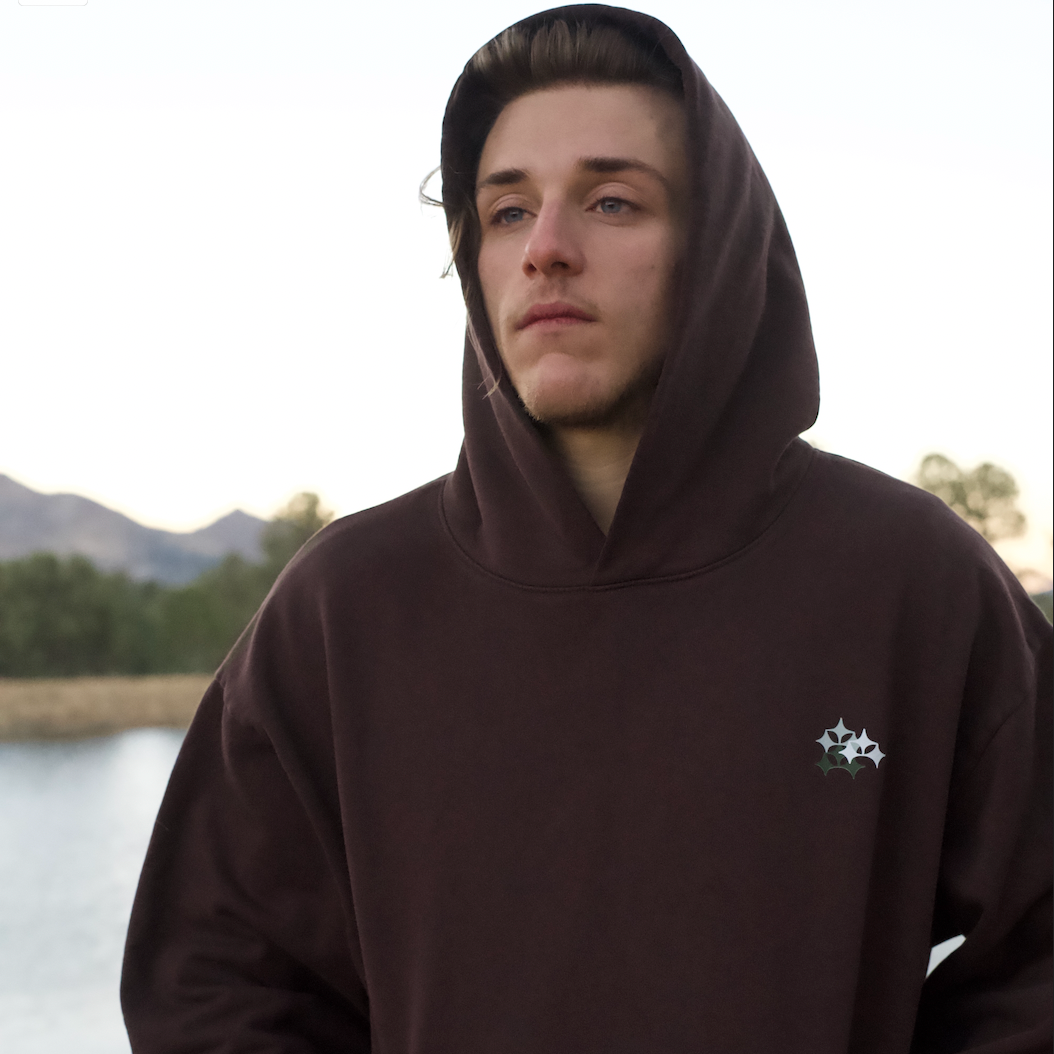 Nouree x KINETRA Hoodie - Chocolate