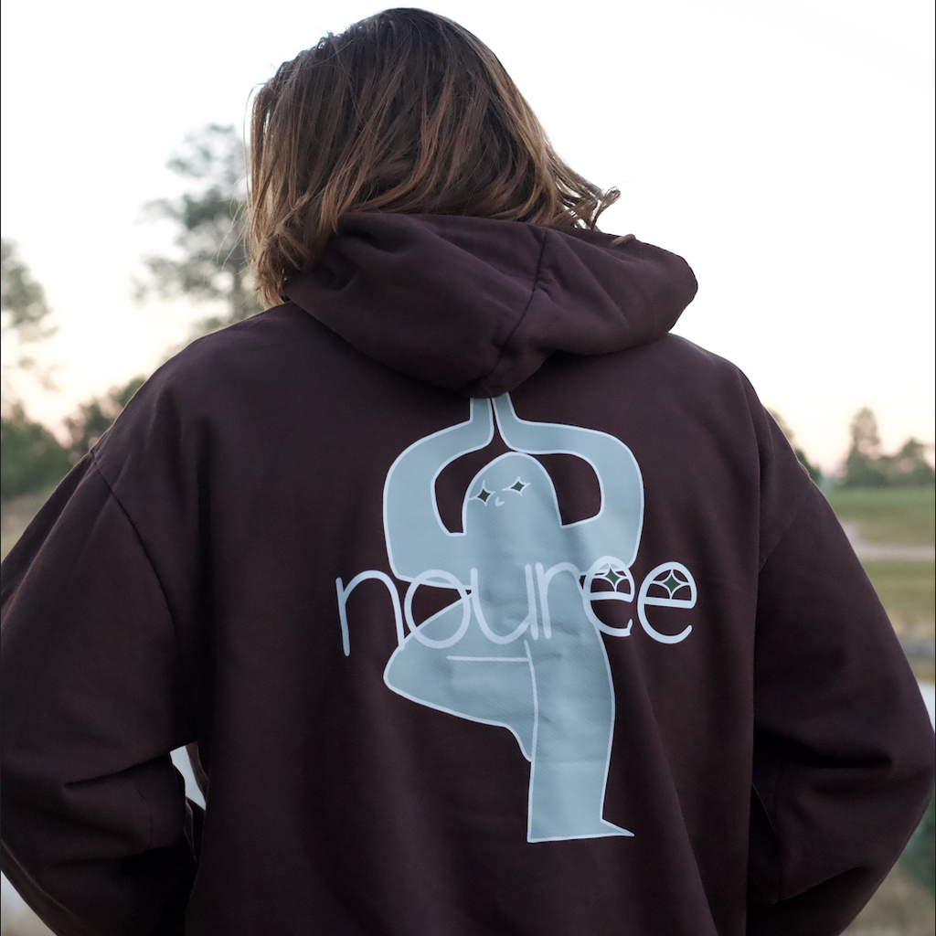 Nouree x KINETRA Hoodie - Chocolate