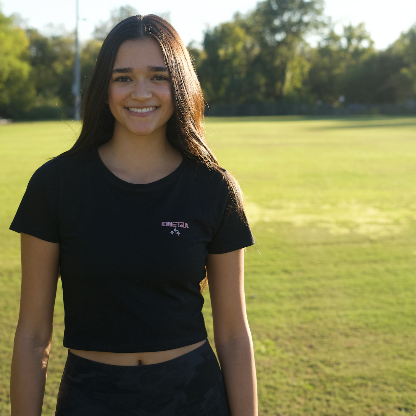 Born 2 Run x KINETRA Crop Tee